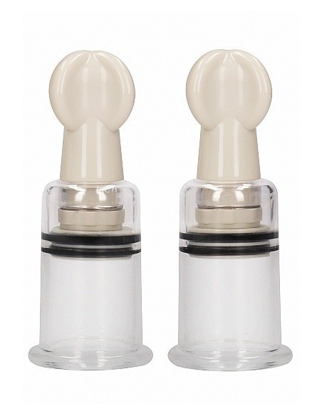 Pompki na sutki Nipple Suction Set Medium - Transparent - Pompki do sutków i pochwy - 1