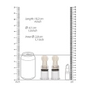 Pompki na sutki Nipple Suction Set Medium - Transparent - 3
