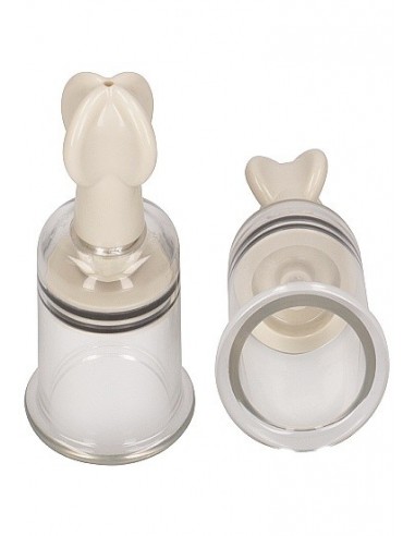 Pompki na sutki Nipple Suction Set Medium - Transparent - Pompki do sutków i pochwy - 4