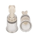 Pompki na sutki Nipple Suction Set Medium - Transparent - 4