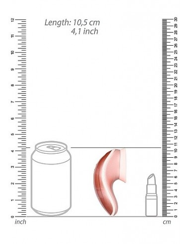 Stymulator łechtaczki Free Suction / Vibration Toy - Rose - Stymulatory łechtaczki - 5
