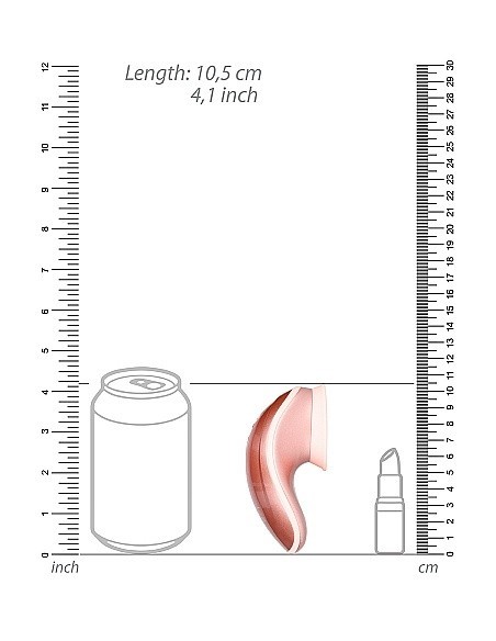 Stymulator łechtaczki Free Suction / Vibration Toy - Rose - Stymulatory łechtaczki - 5