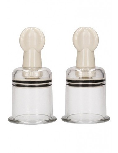Pompki na sutki Nipple Suction Set Large - Transparent - Pompki do sutków i pochwy - 1