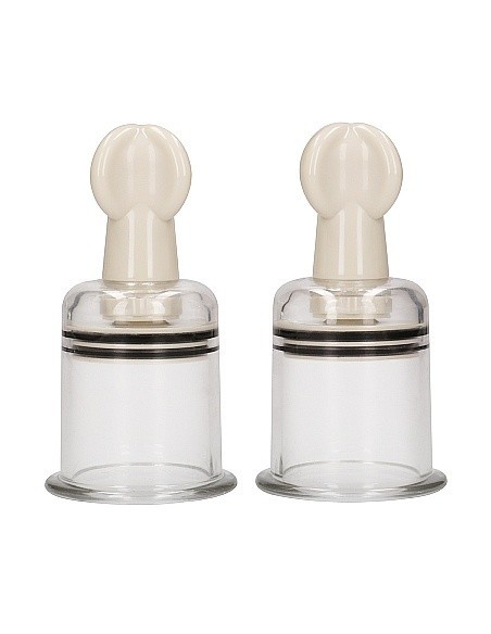 Pompki na sutki Nipple Suction Set Large - Transparent - Pompki do sutków i pochwy - 1