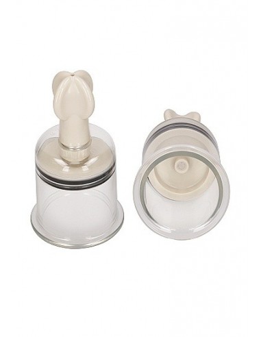 Pompki na sutki Nipple Suction Set Large - Transparent - Pompki do sutków i pochwy - 4
