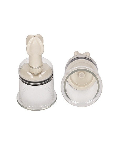 Pompki na sutki Nipple Suction Set Large - Transparent - Pompki do sutków i pochwy - 4