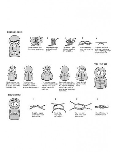 Gruba lina do wiązania i BDSM Thick Bondage Rope - 10 meter - Red - Liny, sznury BDSM - 7