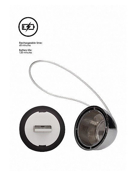 Bezprzewodowe jajeczko wibrujące Jayden Black - Wibratory Jajeczka - 6