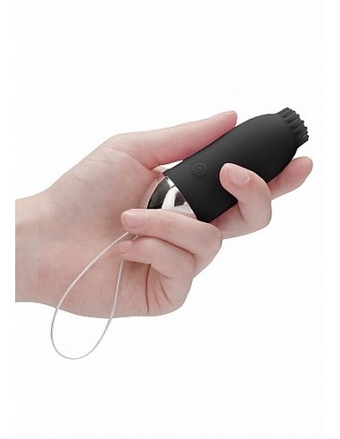 Bezprzewodowe jajeczko wibrujące Jayden Black - Wibratory Jajeczka - 8