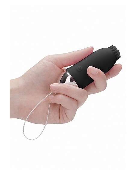 Bezprzewodowe jajeczko wibrujące Jayden Black - Wibratory Jajeczka - 8