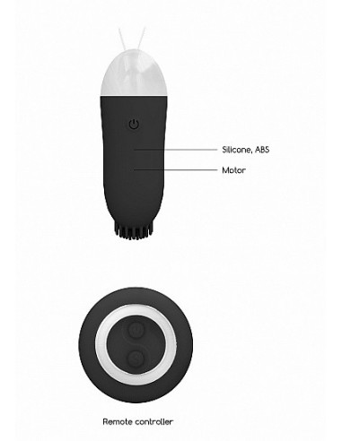 Bezprzewodowe jajeczko wibrujące Jayden Black - Wibratory Jajeczka - 10