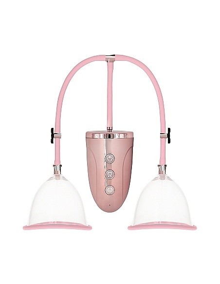 Pompki na sutki Automatic Rechargeable Breast Pump Set - Medium - Pink - Pompki do sutków i pochwy - 1