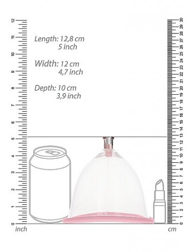 Pompki na sutki Automatic Rechargeable Breast Pump Set - Medium - Pink - Pompki do sutków i pochwy - 3