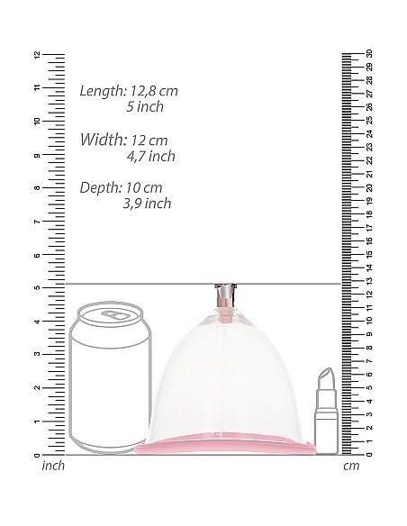 Pompki na sutki Automatic Rechargeable Breast Pump Set - Medium - Pink - Pompki do sutków i pochwy - 3