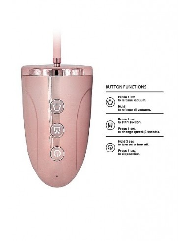 Pompki na sutki Automatic Rechargeable Breast Pump Set - Medium - Pink - Pompki do sutków i pochwy - 7