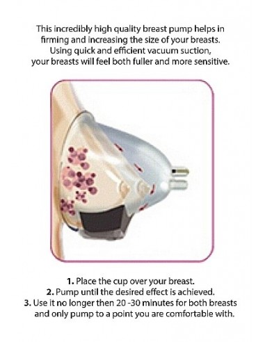 Pompki na sutki Automatic Rechargeable Breast Pump Set - Medium - Pink - Pompki do sutków i pochwy - 10