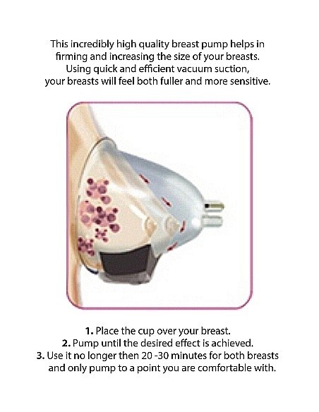 Pompki na sutki Automatic Rechargeable Breast Pump Set - Medium - Pink - Pompki do sutków i pochwy - 10