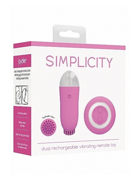 Bezprzewodowe jajeczko wibrujące Jayden Pink - Wibratory Jajeczka - 2