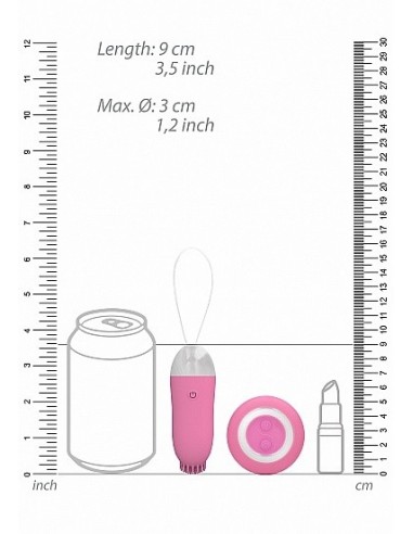 Bezprzewodowe jajeczko wibrujące Jayden Pink - Wibratory Jajeczka - 3