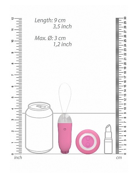 Bezprzewodowe jajeczko wibrujące Jayden Pink - Wibratory Jajeczka - 3