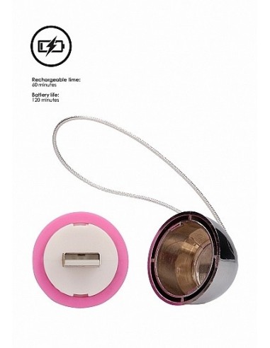 Bezprzewodowe jajeczko wibrujące Jayden Pink - Wibratory Jajeczka - 6