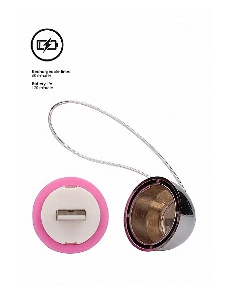 Bezprzewodowe jajeczko wibrujące Jayden Pink - Wibratory Jajeczka - 6