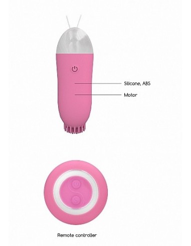 Bezprzewodowe jajeczko wibrujące Jayden Pink - Wibratory Jajeczka - 10