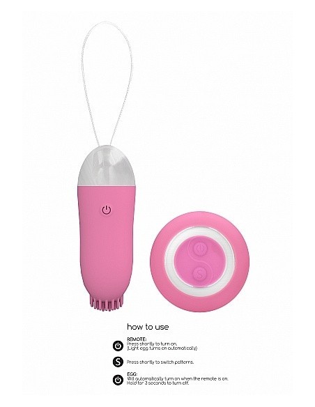 Bezprzewodowe jajeczko wibrujące Jayden Pink - Wibratory Jajeczka - 11