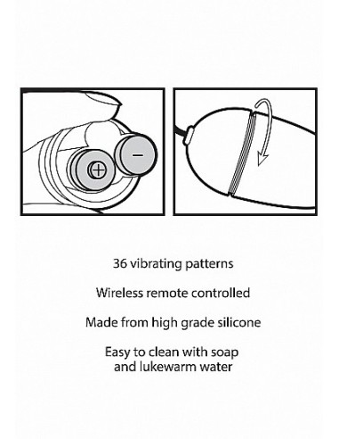 Bezprzewodowe jajeczko wibrujące Jayden Pink - Wibratory Jajeczka - 12