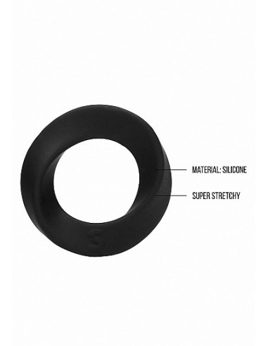 Zestaw pierścieni erekcyjnych na penisa NO. 86 - Cock Ring Set - Black - Pierścienie erekcyjne niewibrujące - 10