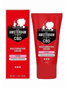Original CBD from Amsterdam - Krem do masturbacji dla Niej - 50 ml - Lubrykanty, feromony i olejki do masażu CBD - 1