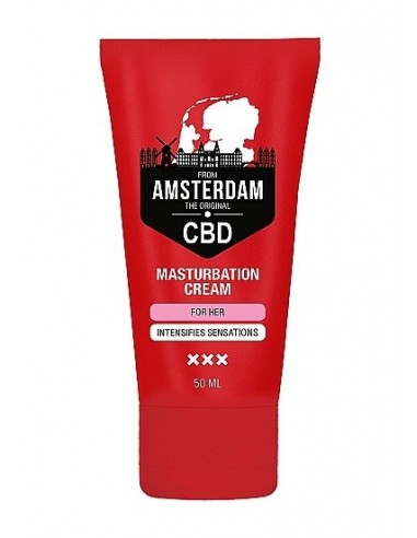 Original CBD from Amsterdam - Krem do masturbacji dla Niej - 50 ml - Lubrykanty, feromony i olejki do masażu CBD - 2