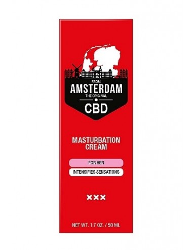 Original CBD from Amsterdam - Krem do masturbacji dla Niej - 50 ml - Lubrykanty, feromony i olejki do masażu CBD - 3