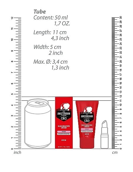 Original CBD from Amsterdam - Krem do masturbacji dla Niej - 50 ml - Lubrykanty, feromony i olejki do masażu CBD - 4