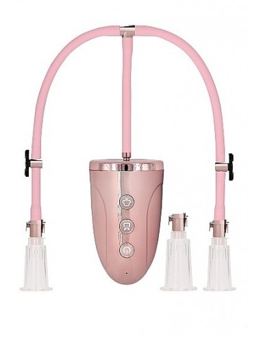 Pompki na sutki Automatic Rechargeable Clitoral / Nipple Pump Set - Medium - Pin - Pompki do sutków i pochwy - 1