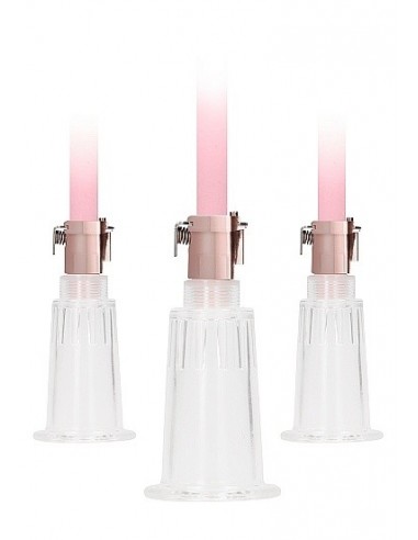 Pompki na sutki Automatic Rechargeable Clitoral / Nipple Pump Set - Medium - Pin - Pompki do sutków i pochwy - 6