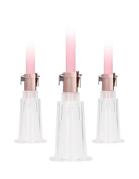 Pompki na sutki Automatic Rechargeable Clitoral / Nipple Pump Set - Medium - Pin - Pompki do sutków i pochwy - 6