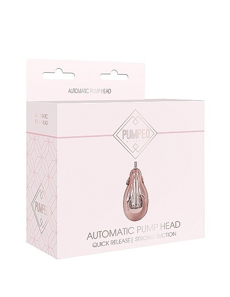 Pompka do waginy Automatic Pump Head - Pink - Pompki do sutków i pochwy - 2
