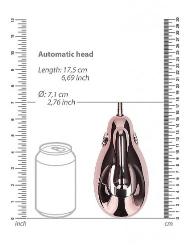 Pompka do waginy Automatic Pump Head - Pink - Pompki do sutków i pochwy - 3