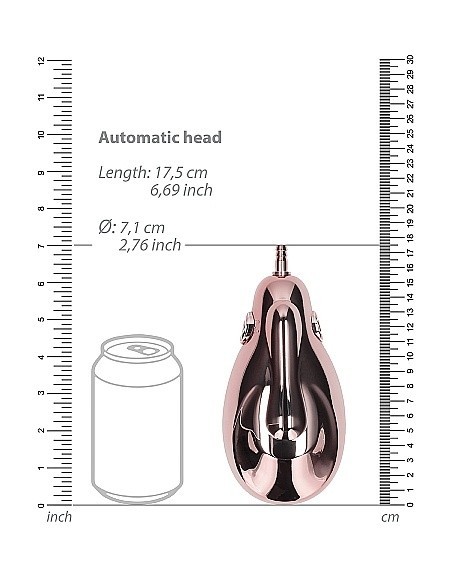 Pompka do waginy Automatic Pump Head - Pink - Pompki do sutków i pochwy - 3