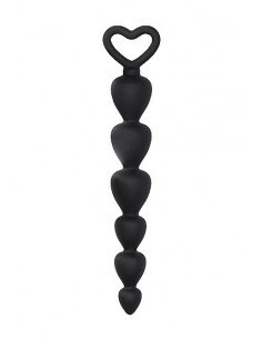 Kulki analne Silicone Anal Beads - Black - Kulki analne, koraliki analne - 1