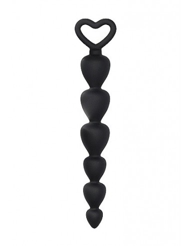 Kulki analne Silicone Anal Beads - Black - Kulki analne, koraliki analne - 1