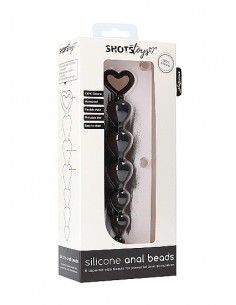 Kulki analne Silicone Anal Beads - Black - Kulki analne, koraliki analne - 1 2