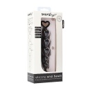 Kulki analne Silicone Anal Beads Black - silikonowe, 6 stopniowanych kul, długość wprowadzania 14,8 cm - 2