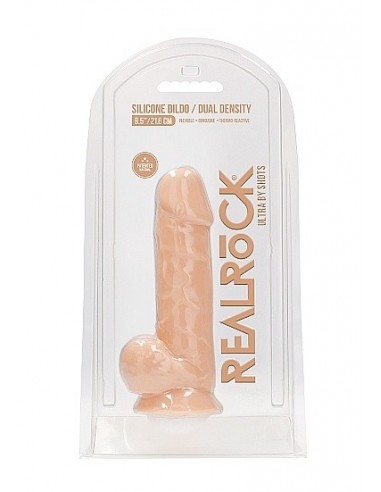 Realistyczne Dildo Silicone With Balls - 21,6 Cm - Flesh - Dilda realistyczne - 2