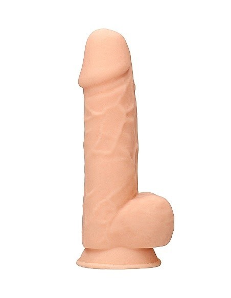 Realistyczne Dildo Silicone With Balls - 21,6 Cm - Flesh - Dilda realistyczne - 4
