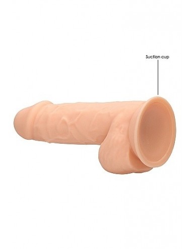 Realistyczne Dildo Silicone With Balls - 21,6 Cm - Flesh - Dilda realistyczne - 7