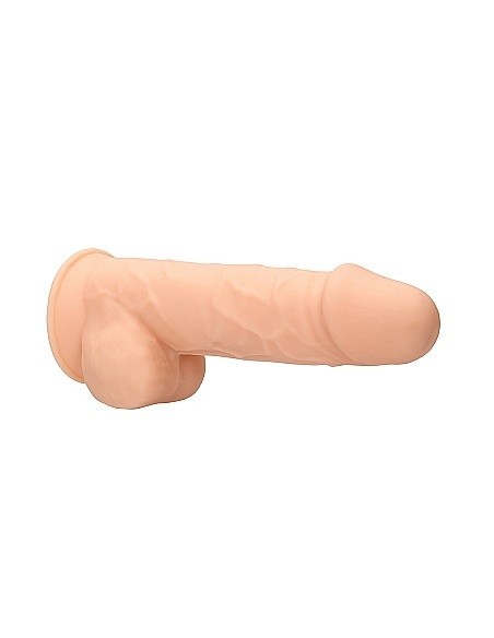 Realistyczne Dildo Silicone With Balls - 21,6 Cm - Flesh - Dilda realistyczne - 8