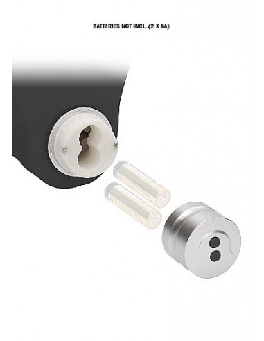 Realistyczny wibrator Dildo With Balls - Black 23 cm - Wibratory Realistyczne - 7