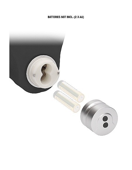 Realistyczny wibrator Dildo With Balls - Black 23 cm - Wibratory Realistyczne - 7